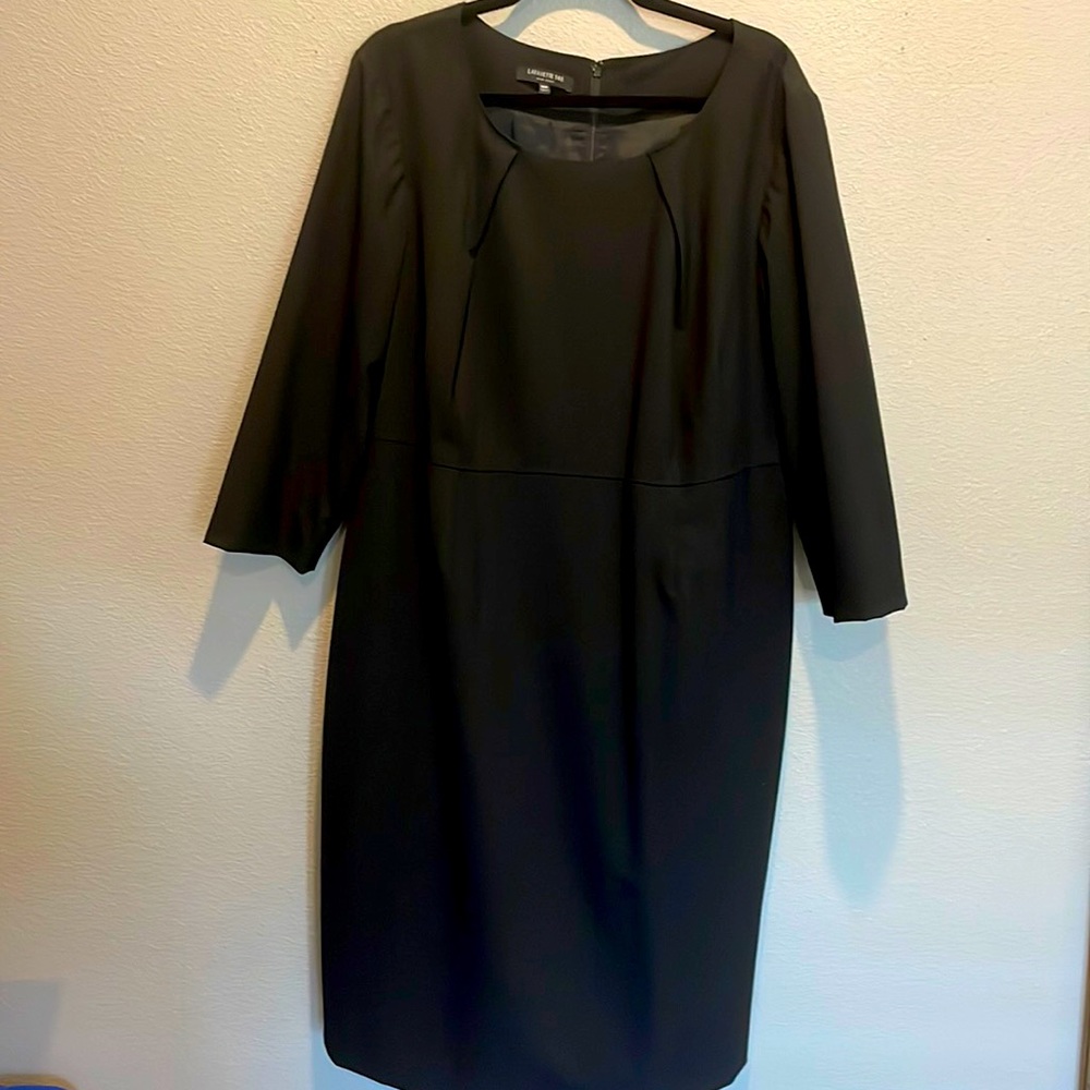 Wool blend Lafayette 148 sheath dress sz 18W